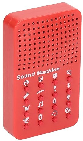Elektronischer Sound Maker, Tragbarer Elektronischer Sound Maker mit 16 Einzigartigen Soundeffekten, Tragbarer Noise Maker, Lustige Gag-Sound-Maschine, Gag-Geschenke