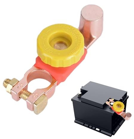 Autobatterie Controller - Batterietrennschalter Batterietrennschalter Autobatterie Isolator Messing Batterietrennung Schnelltrennung Batterie Trennung Batterie Unterbrechung Batterie Unterbrechung