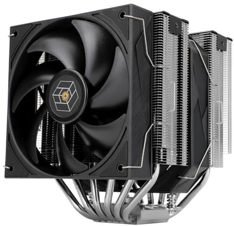 Thermalright Royal Pretor 130 Ventilador de CPU, 6 tubos de calor, ventilador TL-H12-X28 y TL-HD13-X28, compatible con Intel LGA115X/1200/2011/1700/1851, plataformas AM4/AM5, refrigeración