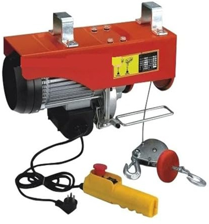 BADIKA Palan électrique à câble Palan électrique à câble en Acier, 200 à 800KG, 12 à 30M, 220V, 50Hz, monophasé, mi ni, Bloc PA mi ni, Levage d'équipement de Grue(200-400KG 20M)