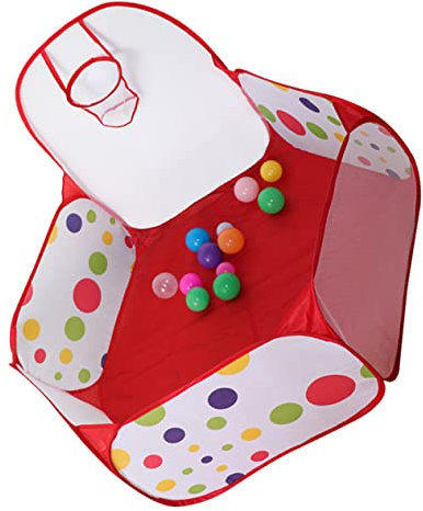 TOYANDONA 1juego Infantil con Piscina De Balones y De Baloncesto para Interiores y Exteriores Balones De y para