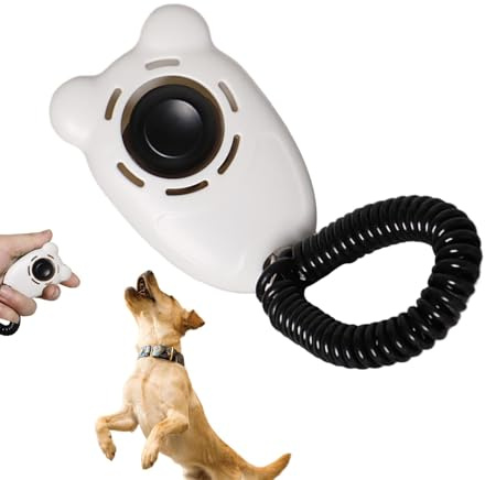 Pet Training Clicker, Cat Coaching Tool, Dog Training Clicker, Handliches Armband, Stimuliert schnelleres Lernen, Blau, für Hunde, Katzen, Vögel und