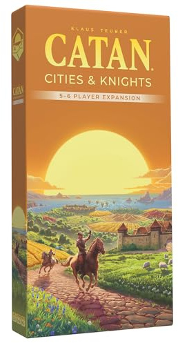 CATAN Cities & Knights Erweiterung für 5–6 Spieler, 6. Ausgabe, Brettspiel, ab 12 Jahren, 3–6 Spieler, 60–90 Minuten Spieldauer