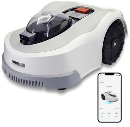 Robot tondeuse à gazon intelligent, fil Fr-ee Rtk+tof+vision, gestion multi-zones, contrôle d'application, tonte jusqu'à 0,75 acres (3000 ㎡)