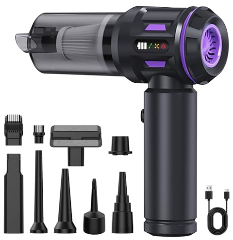 Oskuglin Aspirapolvere portatile 18000Pa, 3 velocità & soffiatore, USB-C