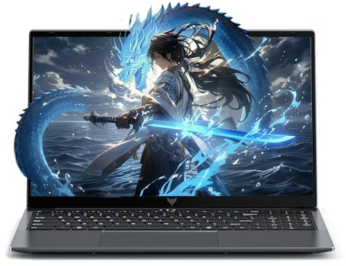 KAIGERR Gaming Laptop, 15.6inch Laptop Computer with AMD Ryzen 7 5825U(8C/16T, Up to 4.5GHz), 16GB RAM 1TB NVMe SSD Windows 11 Laptop, Radeon RX Vega 8 Graphics,WiFi 6