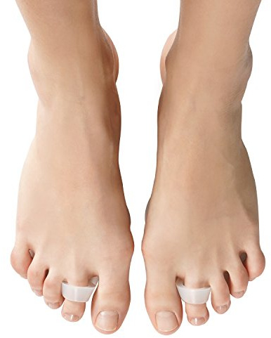 Soles Cuscinetti Metatarso in Silicone, Leggeri e Trasparenti, Unisex, Taglia Unica, Autoadesivi per Riallineare le Dita e Prevenire Abrasioni Interdigitali, 2 Pezzi