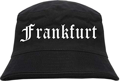 HB_Druck Frankfurt Fischerhut - Bucket Hat S/M Schwarz