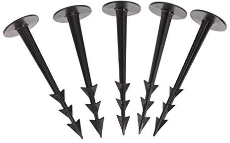 GARDENIX® Pack of 100 TerraPEG Securing Pegs Landscape Fabric Peg for Weed Fabric Ground Sheet Cover