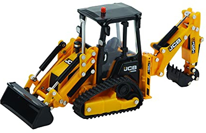 JCB 1CXT, Traktor Spielzeug, Sammler-Traktor Spielzeug, Traktorspielzeug Kompatibel Mit Bauernhof-Spielzeug Im Maßstab 1:32, Geeignet Für Sammler Und Kinder Ab 3 Jahren