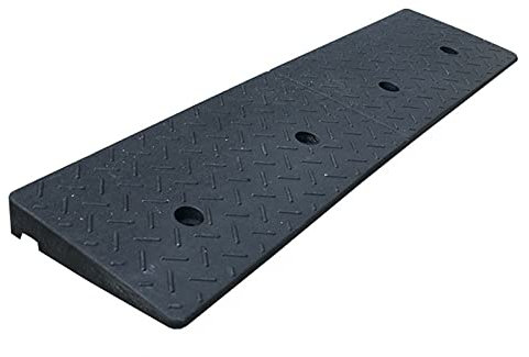 Large Curb Ramp, Non-slip Wear-resistant Loading Ramp For Car Trailer Truck Bike Motorcycle, Heavy Duty Rubber Car Vehicle Curbside Driveway Ramp (Color : Black, Size : 100x23x4cm) (Black 100x35x11c