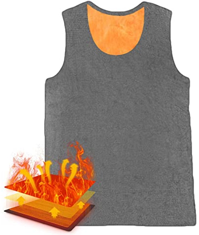 Herren-Thermo-Unterhemd, doppelseitige Samt-Weste für den Winter, feuchtigkeitsableitende Herren-Tank-Unterhemden, leichte Thermo-Unterhemden für