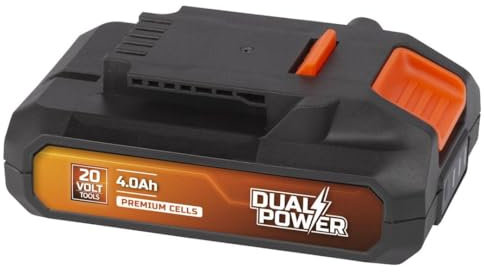 POWERPLUS Power Dual Power 4.0Ah 20V POWDP9024 - Batería para herramientas de bricolaje inalámbricas de 20V - LED de indicación de potencia - Plataforma de batería