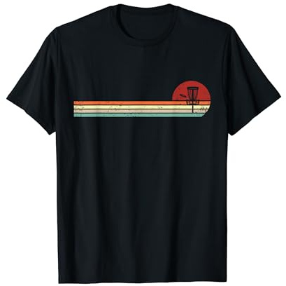 Discgolf Retro Flugscheibe Frisbee Vintage Discgolfer T-Shirt
