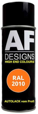RAL2010 SIGNALORANGE Spraydose glänzend Lackspray Sprühdose DIY Autolack