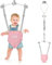 FUNLIO Altalene da Porta per Bambini 6-24 Mesi, Rosa, Funzionale, Portatile e Femminile