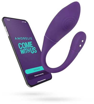 AMORELIE Joy – App-gesteuertes Vibro-Ei Cha-Cha für Frauen | Wasserfest aus Silikon
