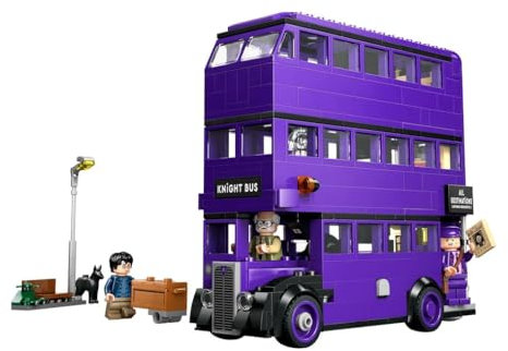 LEGO Harry Potter Knight Bus Adventure - Wizarding World Toy with 5 Collectible Minifigures plus Accessories incl. Wands - Prisoner of Azkaban Gift for 8+ Year Old Girls & Boys - 76446