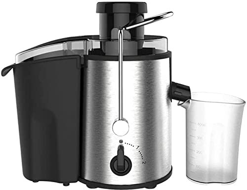 CAFIEDR Extracteur de jus, extracteur de jus avec Grande goulotte d'alimentation de 3 Pouces, extracteur de jus Facile à Nettoyer avec contrôle à 2 Vitesses, Machine à jus