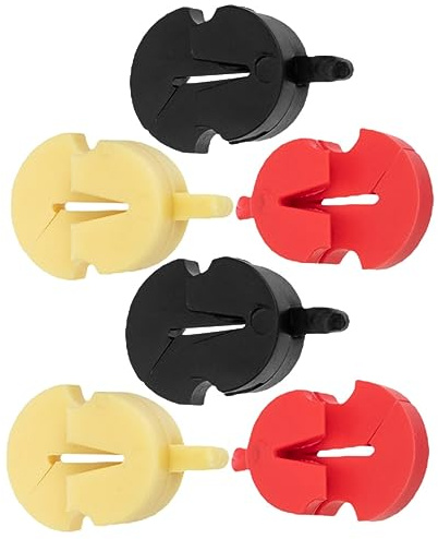 JOINPAYA 6stücke Violine Gummi Dämpfer Praktische Kleine Violine Übungsdämpfer Gerader Geigendämpfer für Anfänger