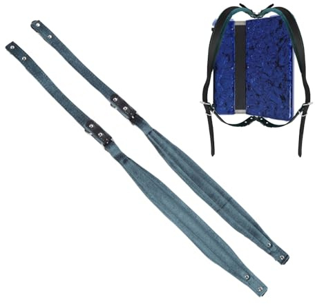 Cinghie per Fisarmonica, 1 Paio di Cinghie per Fisarmonica Tracolle Regolabili Cinghie per Fisarmoniche, Cinghie per Fisarmonica in Pelle PU per Fisarmoniche da 16-120 Bassi,