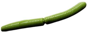 Libra Lures Fatty D`Worm 75mm | Forellenköder Supersoft | Inhalt: 8 Stück | Aroma: Krill (031 / Olive)