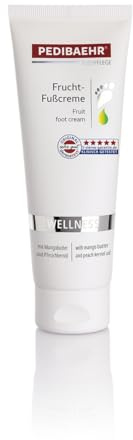 Pedibaehr Frucht-Fußcreme mit Mangobutter und Pfirsichkernöl, 2 x 125 ml