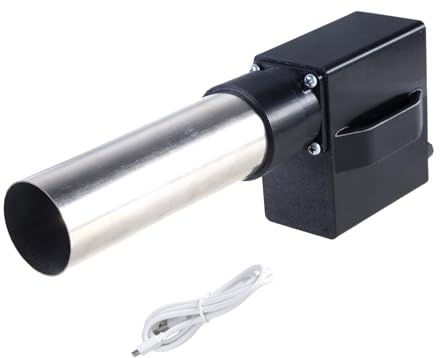 Soplador de aire inalámbrico recargable para barbacoa de 1800 mAh, alimentado por batería para picnics y cocina al aire libre, ventilador de batería recargable