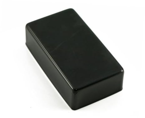 Kupferversiegelte Humbucker Schwarz Abdeckung für E-gitarre | Tonabnehmerabdeckung, Harte Robuste Kupferlegierung mit Beschichtung, Passend für Schwarzen Sound und Ersatzteil