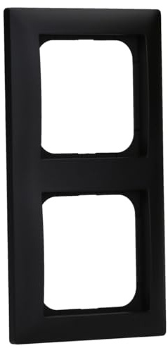 Busch-Jaeger 1722-915 Abdeckrahmen 2-fach Busch-balance SI | Schwarz Matt 2CKA001725A1569