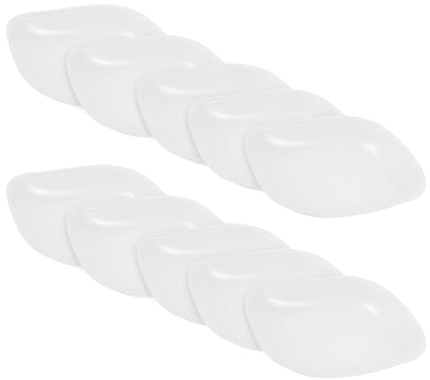 ANDRESLAD 20 pièces Plateaux de Pesée Plastique Coupelles de Laboratoire Légères et Empilables pour Pesée Échantillons Fond Plat Antidérapant pour Balances et Analyseurs Humidité
