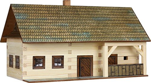 Walachia 8594036430037 - Bauernhof Fachwerk Holz Modellbauset, Modellbahn Spur 1/ LGB 1:32