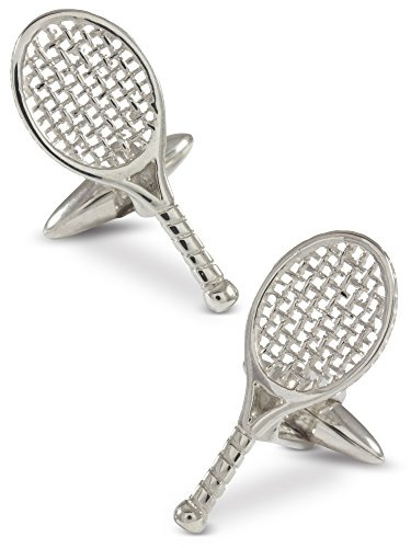 ZAUNICK Tennis Manschettenknöpfe Silber 925 handgefertigt