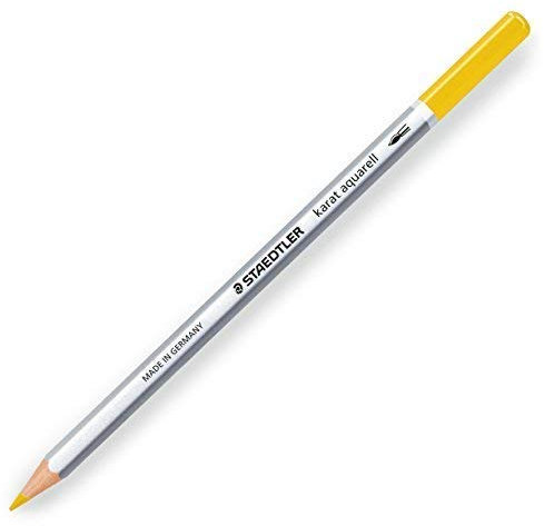 Staedtler Karat Aquarell Bleistift – Professionelle Aquarell Bleistift – Single Bleistift - Yellow - 1