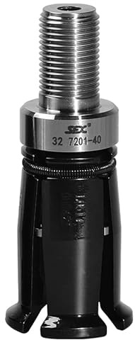 YXHTOOLS Spindelkralle BT40-45° Zugbolzengreifer CNC-Maschinenteile 4 Blütenblatt-Klemme Zugkralle für Fräsmaschine Spindel, Schwarz