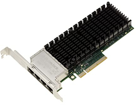 KALEA-INFORMATIQUE PCIe 3.0 x8 Quad RJ45 10G 5G 2.5G 1G 4 Ports PC-Karte und Server mit Intel X710-T4 Chipsatz. | PCIe 3.0 x8 Quad RJ45 Multi-Gigabit 10G/5G/2.5G/1G Netzwerkkarte mit Intel X710-T4 Chipsatz