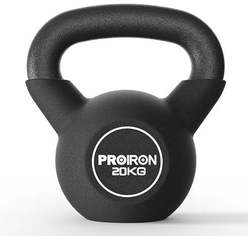 PROIRON Kettlebell, Kugelhantel mit hochwertiger Neoprene Coated, 4-16 kg | Bodenschonend | Schwunghantel Rundgewicht Neopren