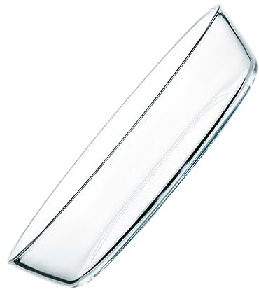 BESTonZON Household Oval Glass Baking Dish Microwave Oven Serving Plate for Fruit Salad Kitchen Use Glass Pan