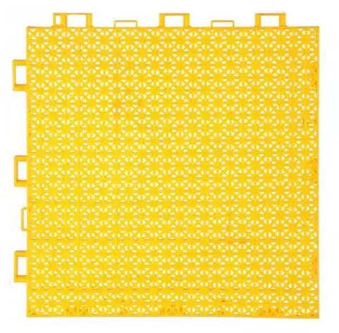 Carreaux de Sol à EmboîTement 4 12 16 18 20 50 100 Paquets De Tapis De Sol Modulaires À Emboîtement, Les Dalles De Drainage Pour Sol S'emboîtent Les Unes Dans Les Autres, Pour Aire Jeux, Stade, Garage
