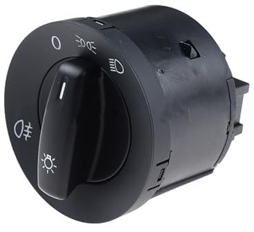 1K0941431B Interruttore fendinebbia 1K0941431B Interruttore di ricambio per VW Golf V Golf 5 Jetta Tiguan Caddy (nero)