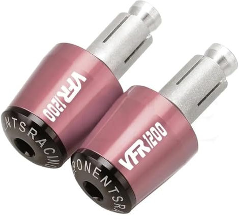Motorrad-Lenkerstecker Für VFR1200 VFR1200F 2010 2011 2012 2013 2014 2015 2016 Motorräder Lenker Griffe Kappe Gewicht TeileAnti Vibration Stecker Enden(Pink Black)