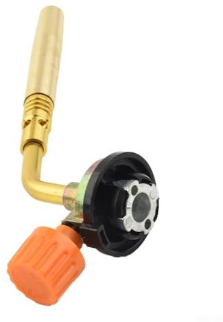 Lastdaytime Quemador portátil de gas butano soplete lanzallamas, antorcha de aire, barbacoa de soldadura de camping en casa también, resistencia a la temperatura 1300 ℃, fácil de usar