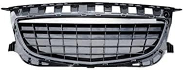 JiAQen Auto Front Kühlergrille Für Opel Insignia GS 2014 2015 2016,Auto Styling Front Nierengrill Lamellen Stil Grill,Zubehör Sport Frontgrill,B-Silver