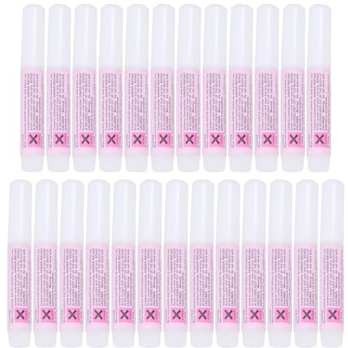 HAPINARY 25stücke Nagelkleber Für Künstliche Nägel Schnelltrocknender Haftkleber Für Nagelkunst Strass Und Dekoration Für Nagelstudios Und Zuhause