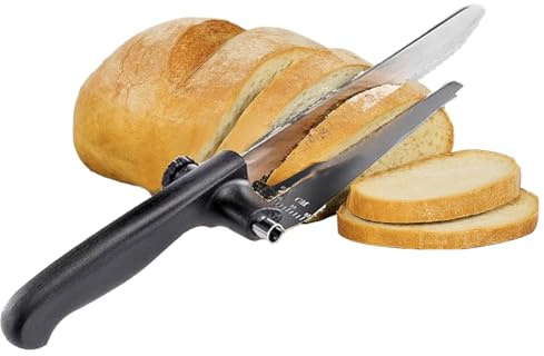 accuStation Bread Slicer for Homemade Bread, Sourdough Baking Supplies, Cake Knife, Sour Dough tools, Lame, Scoring Tool, Serrated Knives, Accessories for Sourdough Rounds, Adjustable Slicing Guide.