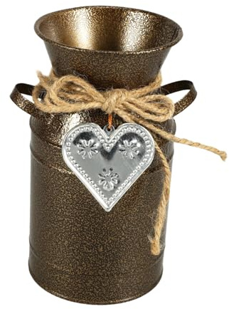 SOIMISS Vintage Vase Metal Bucket for Flowers for Dried Flower Arrangement Desktop Rustic Milk Jug
