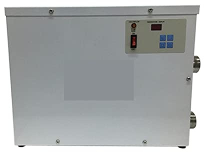 Pool Heater, 5.5-18KW Electric Digital Water Heater Thermostat For Pool Bath Heating Auxiliary Digital Display Electric Heater(15KW)