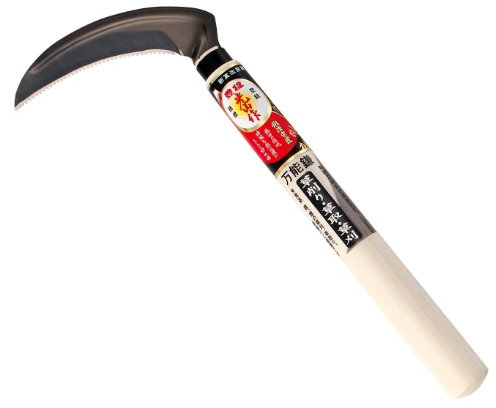 Faucille Japonaise Multi-usages Coupe Herbe Jardin Taille Lierre Jardinage Outil Toyotomi Mitsuyama Lame 12cm