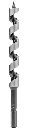 ENT 41056 Broca para berbiquí acero para herramientas, Diámetro (D) 20 mm, NL 165 mm, GL 235 mm, S 12 mm, vástago hexagonal