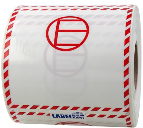 Labelident Transportaufkleber - LQ-E (excepted quantities) - 100 x 100 mm, 500 Verpackungskennzeichen auf 1 Rolle/n
